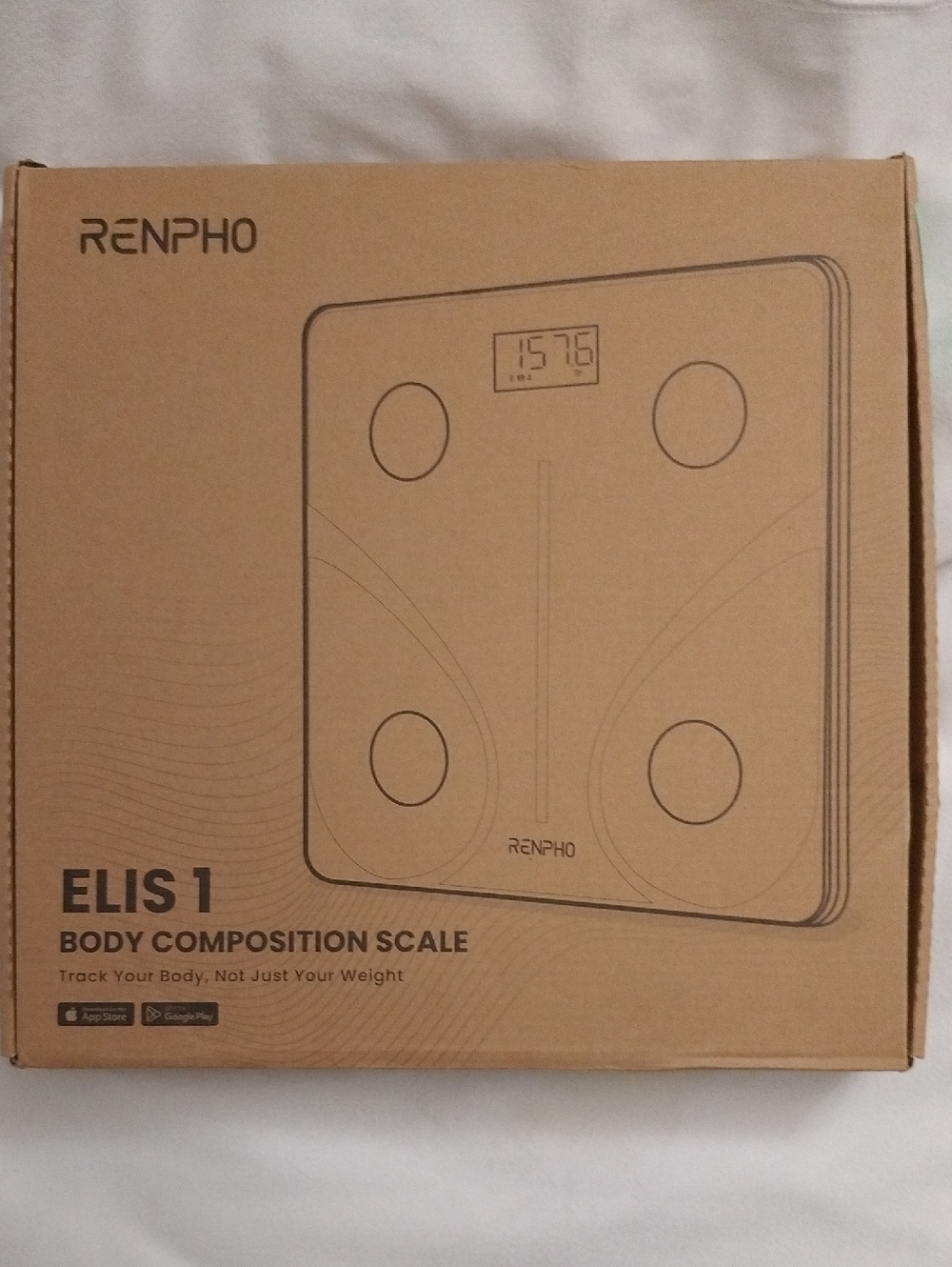 RENPHO Glass Body Composition Scale Elis 1, Track Metrics Thru App, Black NEW - Picture 10 of 16